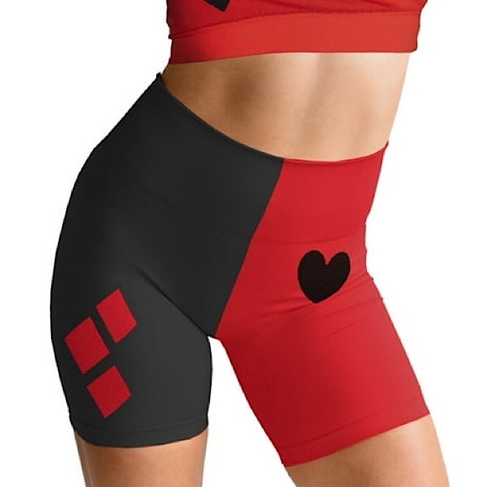 Harley Quinn Seamless Biker Shorts